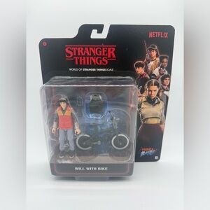 Netflix Stranger Things Will With Bike Action Figure Jazwares New Hunt & Battle